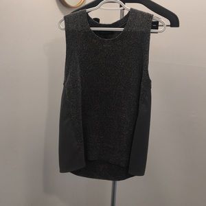 Grey sweater vest. Banana republic